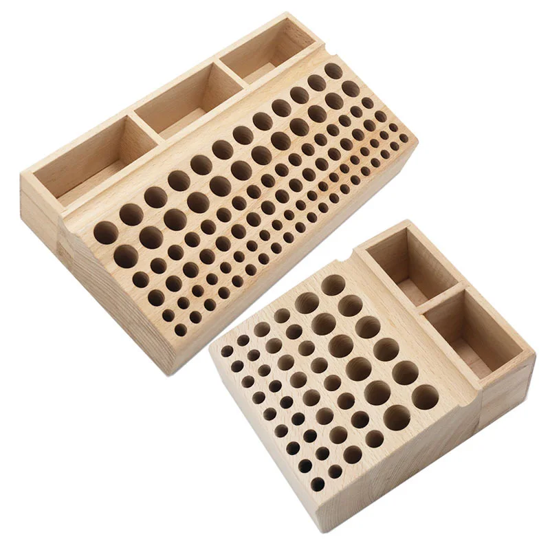 KWONG YUEN Watch Repair Tool Screwdriver Wooden Rack Storage Modified Cone Place Solid Seat