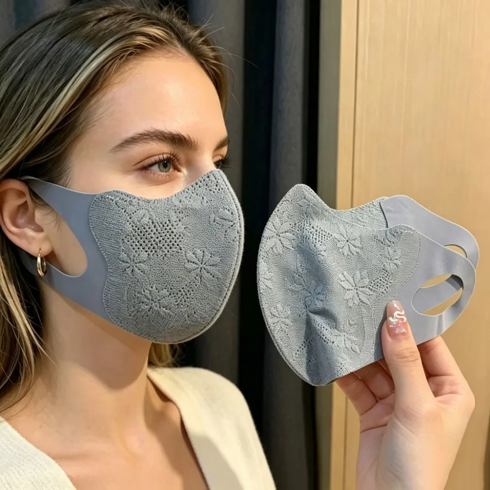 UPF50+ Ice Silk Sun Protection Face Mask, Breathable Washable UV Neck Shield, Outdoor Anti-UV Face Cover for Men Women