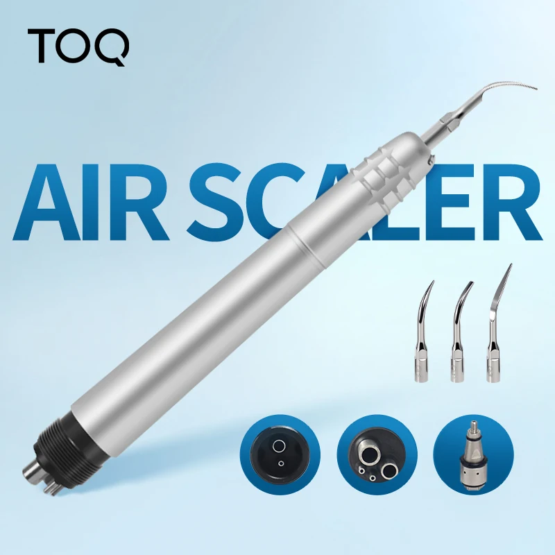 

Quality Dental Ultrasonic Air Scaler Handpiece With 3 Tips For Teeth Cleaning Whitening For Clinic Dentist Lab 2/4Hole Available