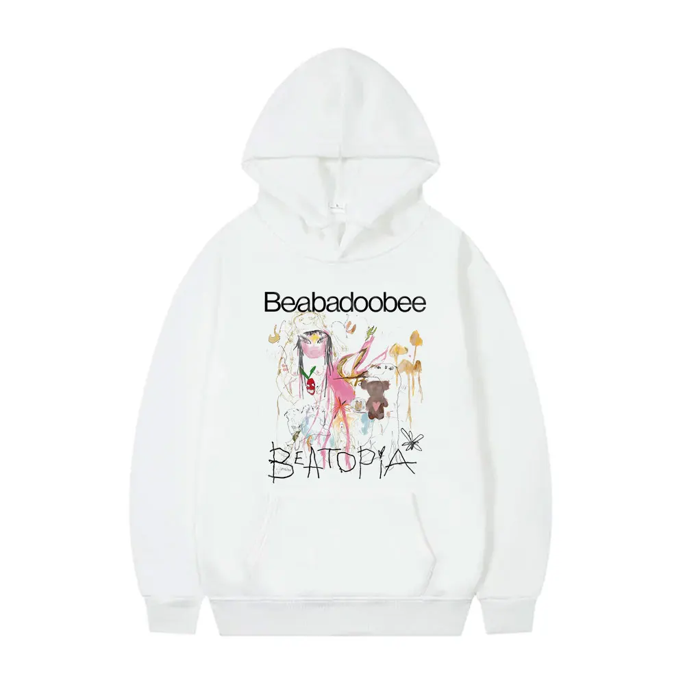 

Beabadoobee Beatopia Album Hoodie Men's Fashion Oversized Hooded Sweatshirt Male Vintage Casual Fleece Cotton Pullover Hoodies