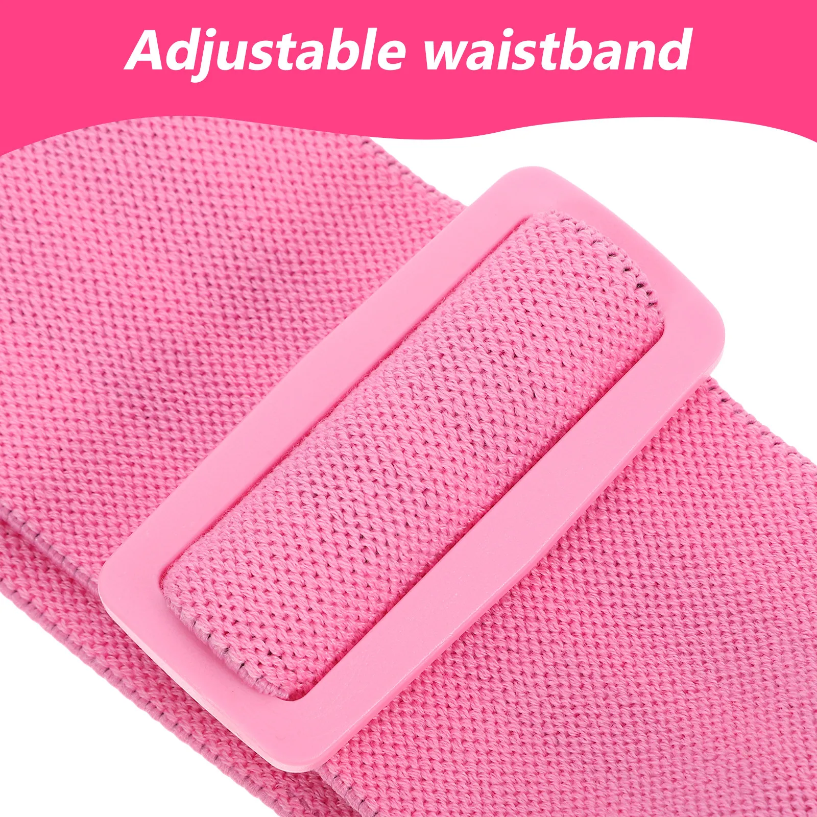 

Resistance Band Yoga Hip Training Thickened Adjustable Non-Slip Elastic Loop Small Resistance Pink for Workout Glutes Legs