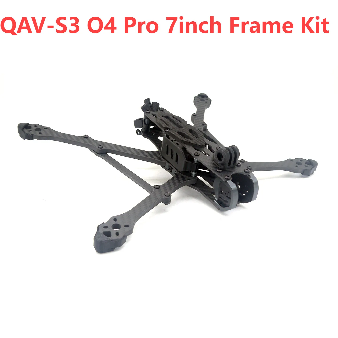 QAV-S3 O4 Pro Kit de marco de 5 pulgadas y 7 pulgadas con piezas FPV vista polar Runcam Link DJI O3/O4 Pro unidad de aire Dron FPV de largo alcance de carbono