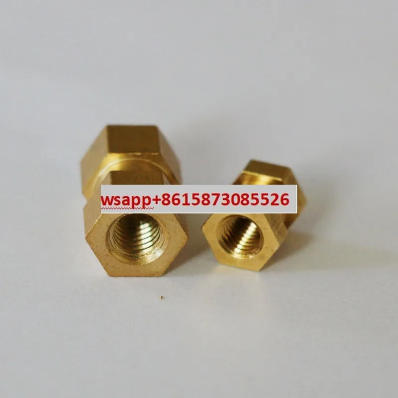 

Hexagonal copper insert M6 copper nut molding, riveting, hot melt parts, anti overflow glue, anti pulling hexagonal