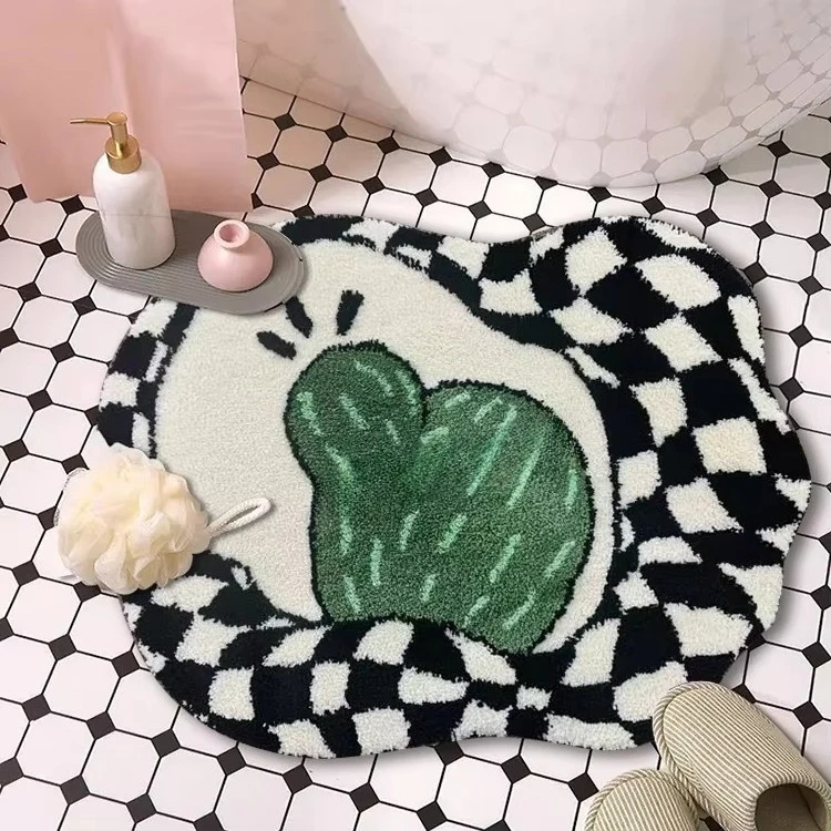 Soft Luxury Comfortable Super Absorbent Shower Mat Custom Non-Slip Bath Mat Toilet Floor Foot Bath Mat Set Carpet