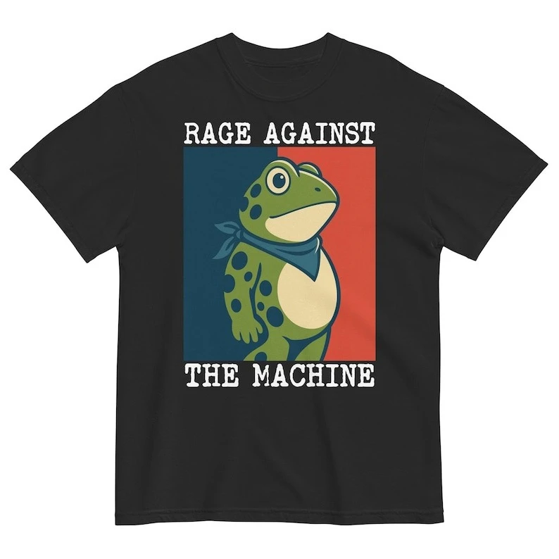 Portland Protest  Anti ICE Fog Frogs Together Strong Popular Cool Trending Pair Adult Unisex Printed T-shirt Tops Vintage Tshirt