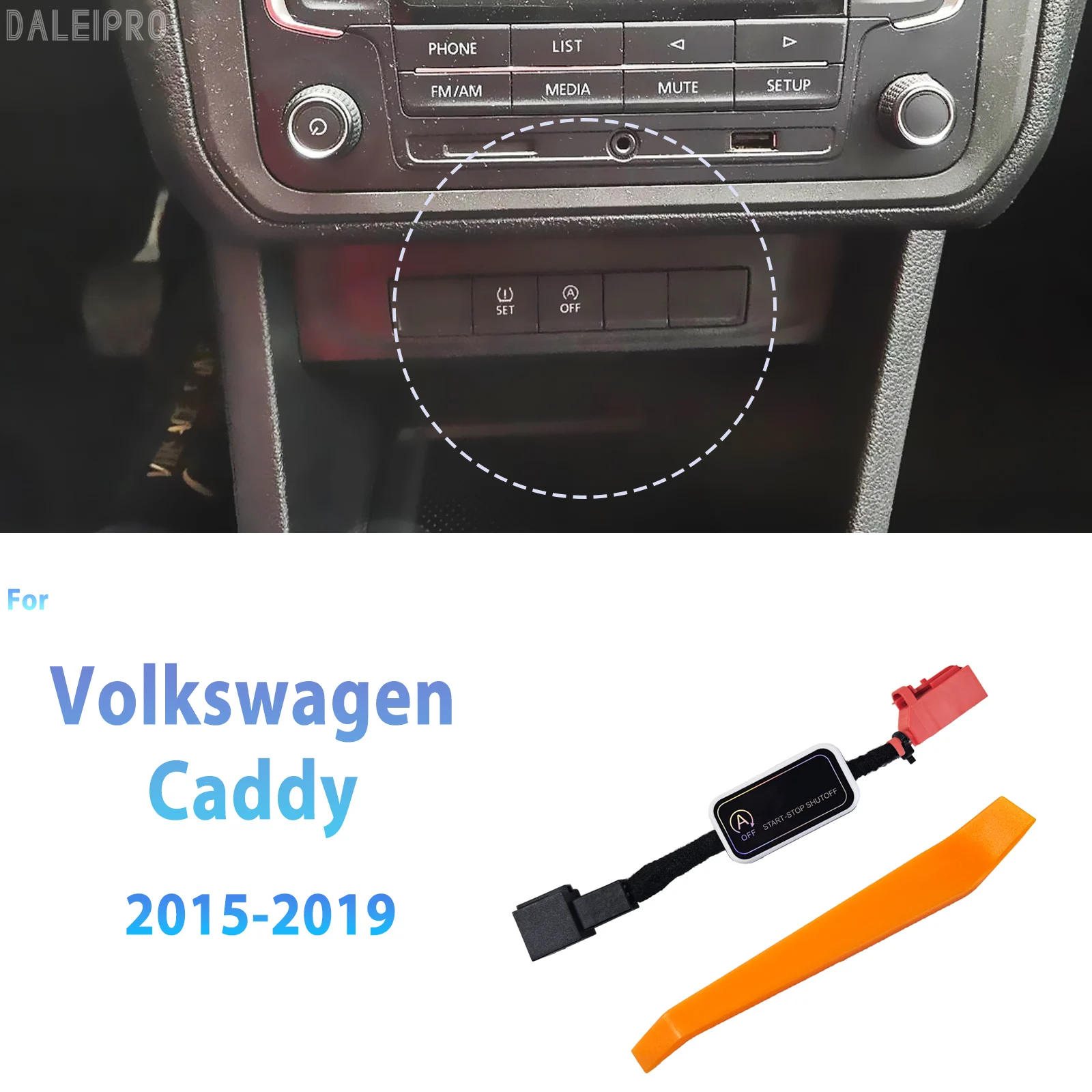 For Volkswagen VW Caddy 2K 2015-2019 Automatic Stop Start Engine System Memory Module Cancel Car Auto Start Stop Switch