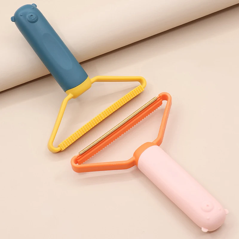 Reusable Lint Remover Cleaning Clothes Pet Wool Hair Brush Take Out Lint Pellet Carpet Scraper Sticky Roller For Cat Dog Home