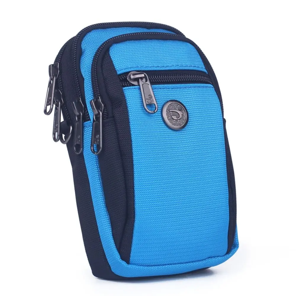 Bolsa de cintura impermeável para homens e mulheres, bolsa pequena oxford, bolsa de cintura esportiva, bolsa multifuncional para celular masculina, nova