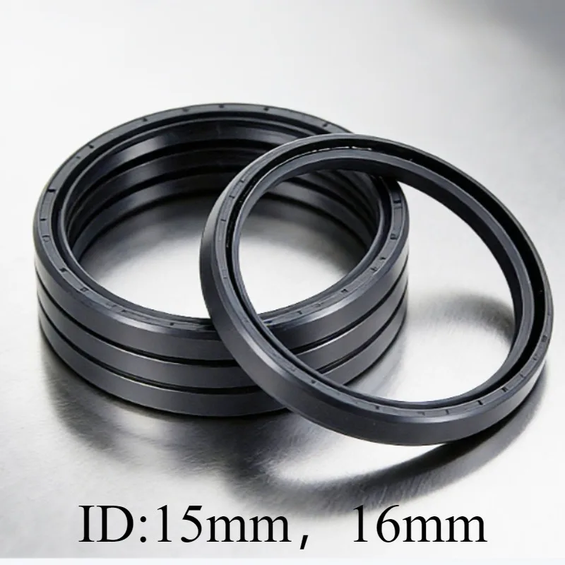 TC Type NBR Oil Seal, Rotary Shaft Seal with Metal Casing & Garter Spring, Sizes: 15×21×3, 15×21×5, 15×22×4, 15×22×5, 15×22×6