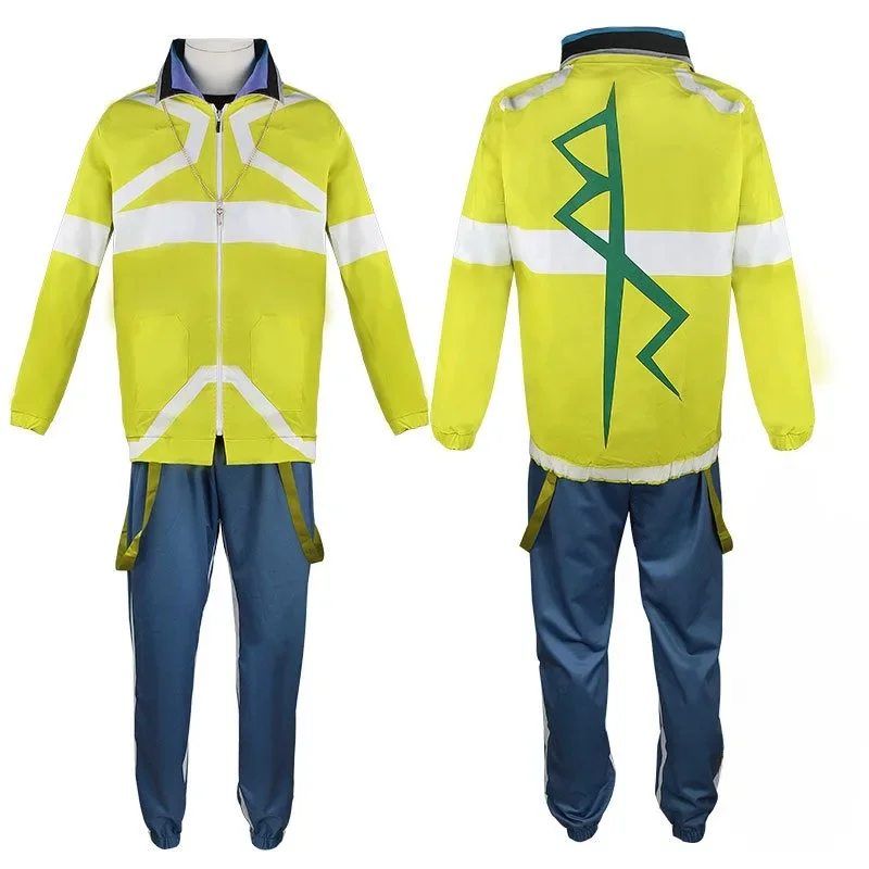 لوسي ديفيد زي أنيمي سايبربانك نمط الملابس سترات باردة أصفر أسود لعب الأدوار الزي حفلة الهالوين للجنسين الرجال النساء