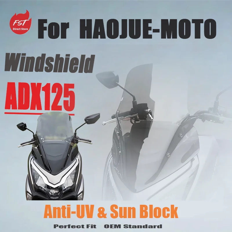 

Custom Fit Heightened Wind Deflector for Haojue ADX125 No-Damage Rain Guard Accessory