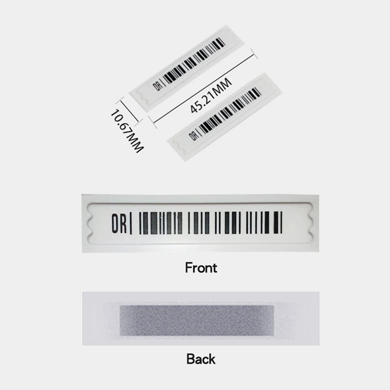 1000 Pcs Anti-theft DR Label AM 58KHz Sticker Soft DR Label Security Barcode Alarm Clothes Shop supermarket Sensitive Alarm