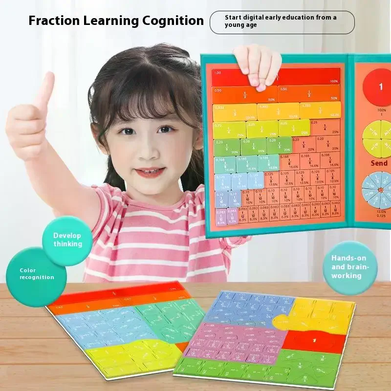 1 Set Kids Magnetic Fraction T - đánh giá và giá Math Manipulative Set