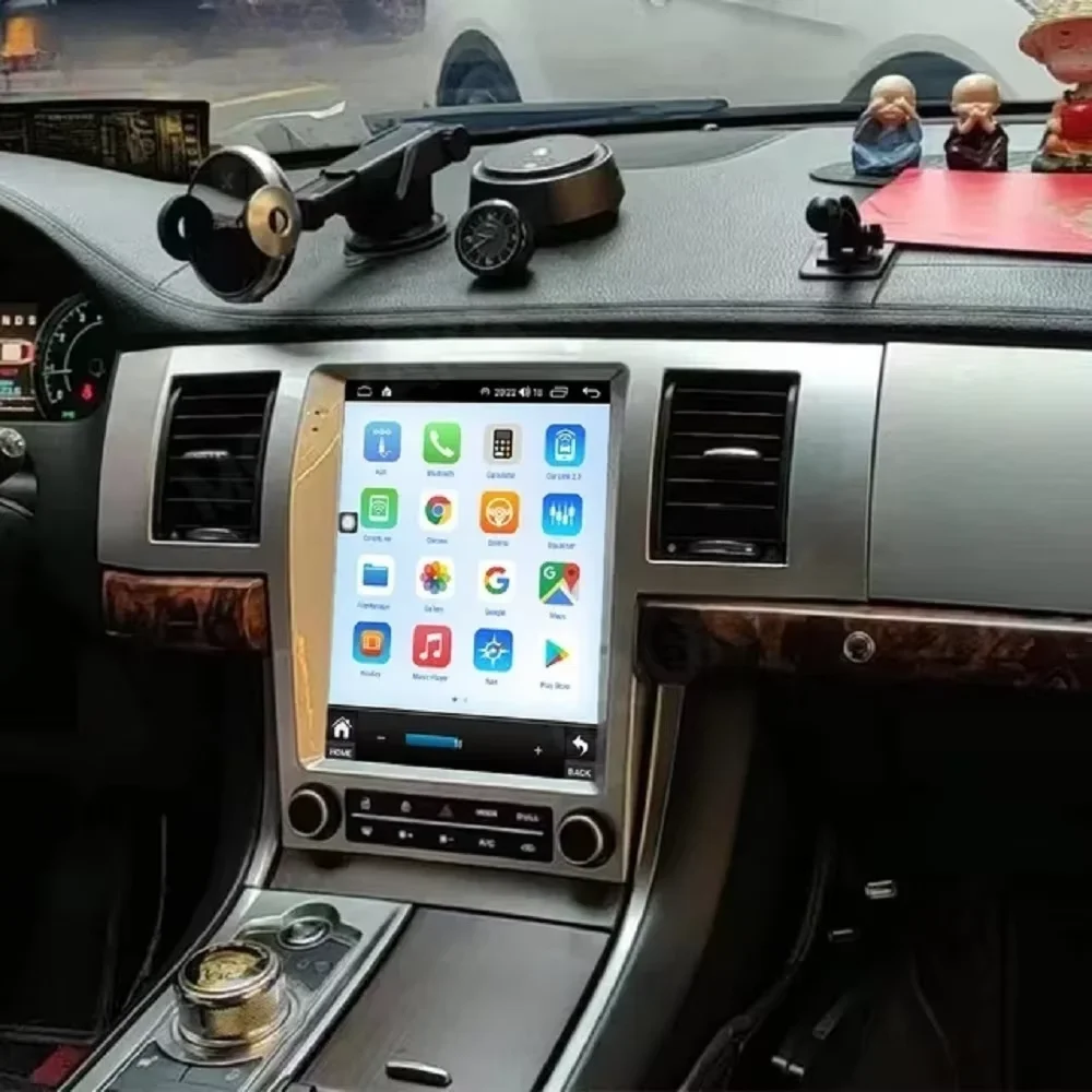 Right-hand Drive Stereo Android 14 AUTO For Jaguar XF 2008-2015 GPS Navigation Stereo Voice control Video Player IPS Head Unit