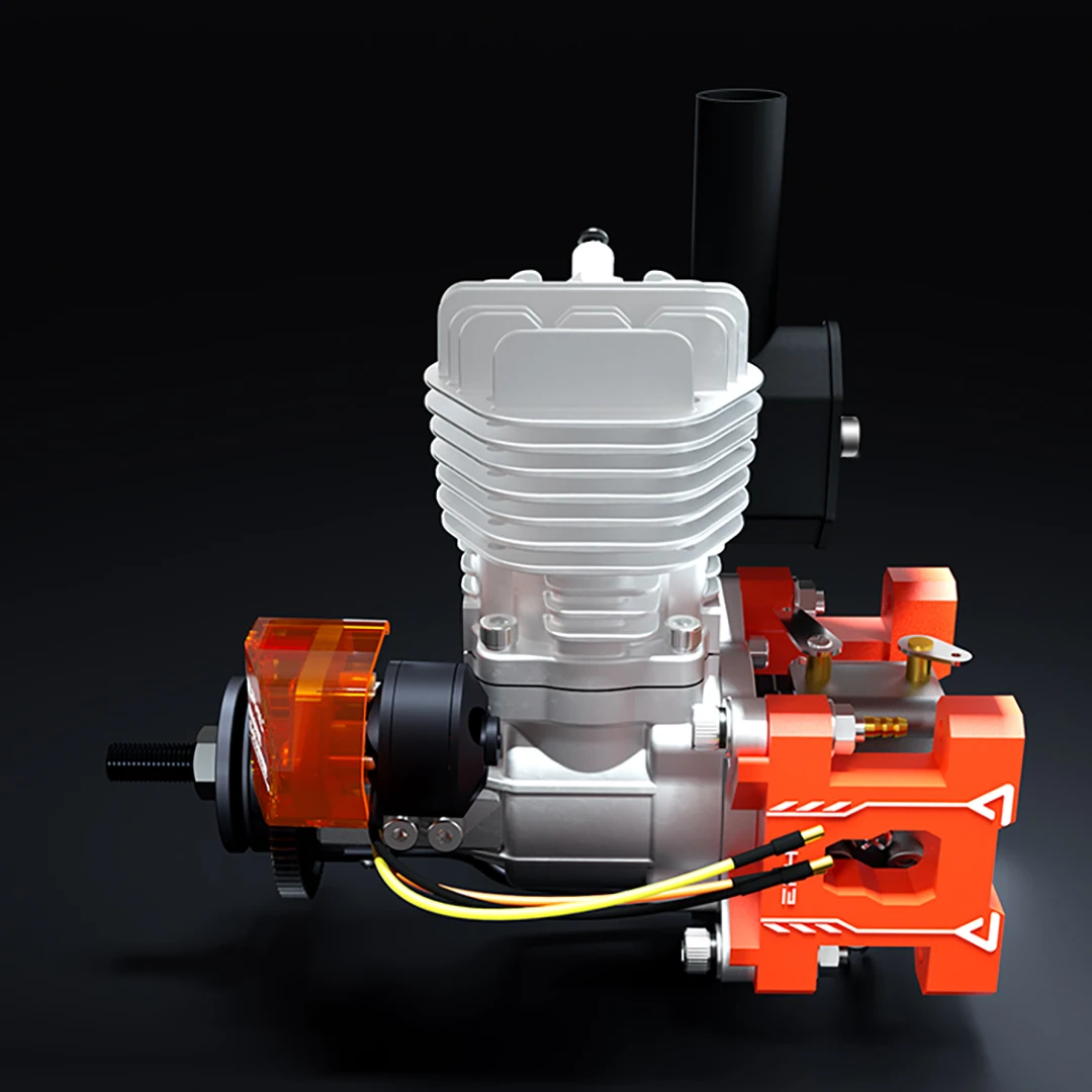 EPHIL Power X-20cc-S pro Model Aircraft Engine Single Cylinder Two Stroke Side Row Electric Starter for Remote Control Planes