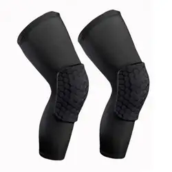 1Pc Men Knee Pads Honeycomb Basketball Sport Joelheira Voleibol Joelho Protector Brace Suporte Futebol Compressão Leg Sleeves