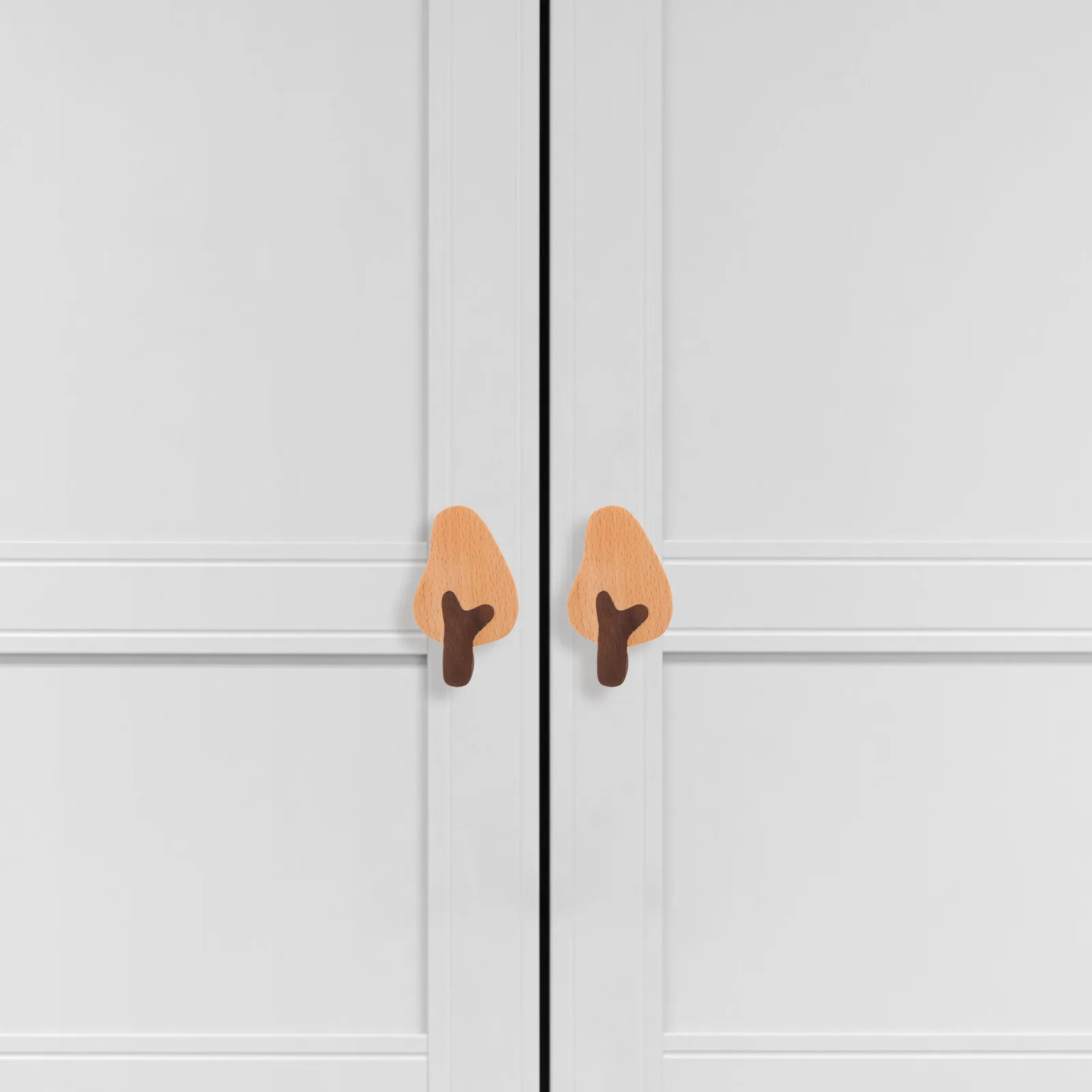 

Stable Cabinet Replacement Furniture Knob Wood Pulling Handle For Kitchen Cupboard Drawer Durable Hardware Pull Handle