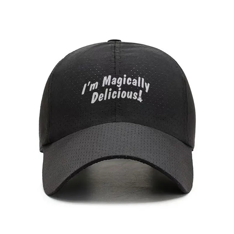 Im Magically Delicious Quick Dry Adjustable Baseball Cap Outdoor Hat