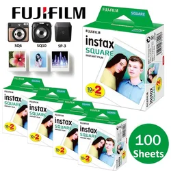 Fujifilm Instax Square film White Edge Photo Paper 10-100 Sheets For Instax SQ10 SQ6 SQ20 SQ40 Instant Camera Share SP-3 Printer