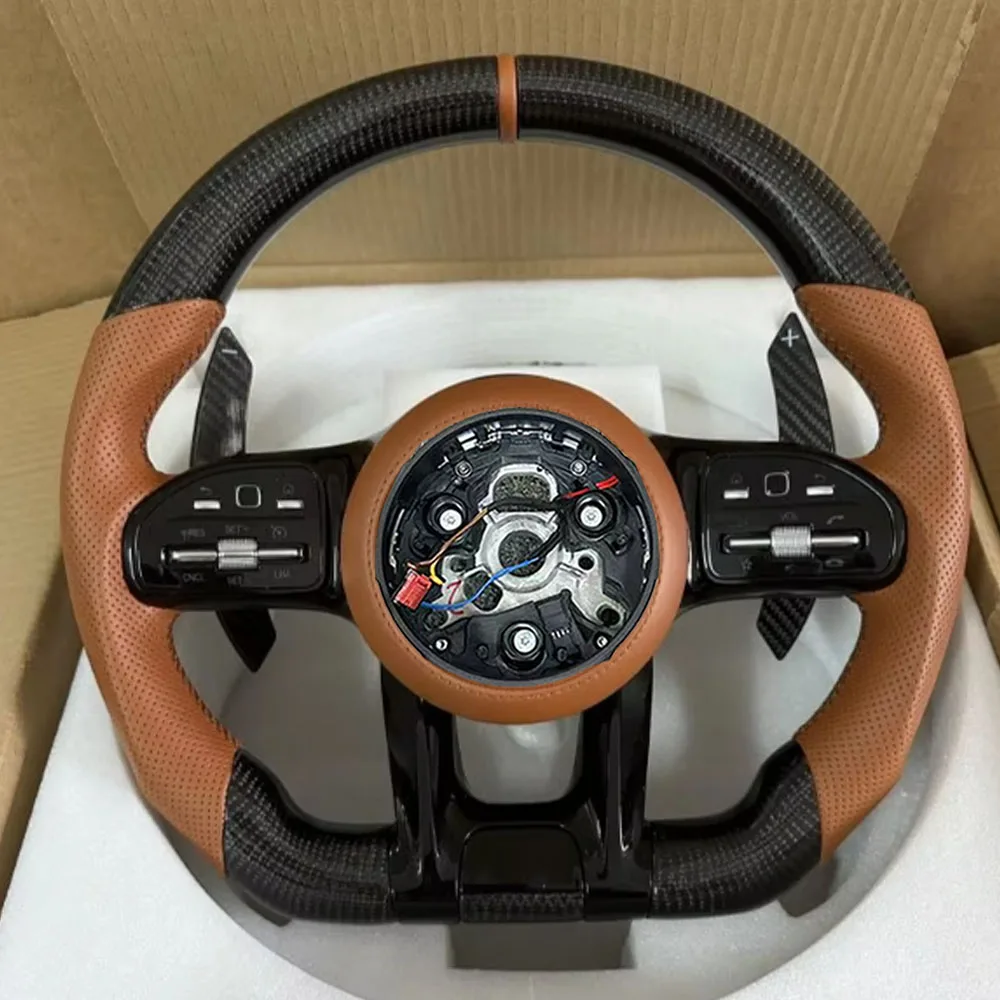 

Carbon Fiber Steering Wheel With Heating W204 W205 W206 C63 G63 S63 C217 W167 W177 With Heating Steering Wheel 2019