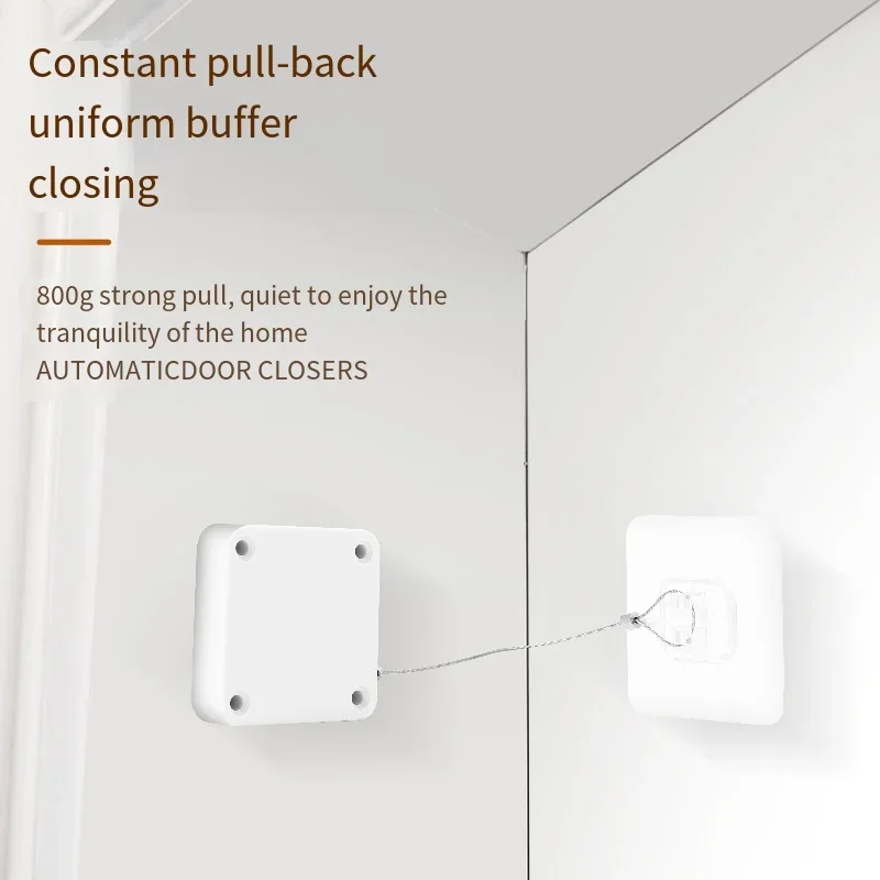 Sem perfuração mais próxima de porta automática puxar cabo fechadores de porta superfície ajustável tipo suporte de parada de porta automática mais perto