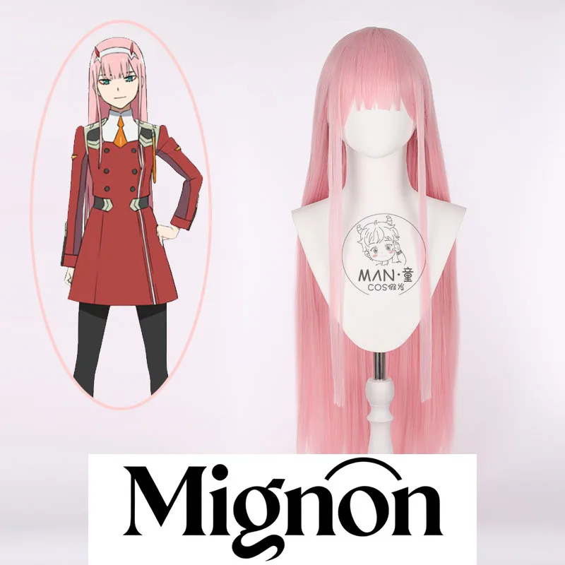 

Darling in the FRANXX Zero Two Cosplay Wig Strelizia Direct Sales Halloween Gift