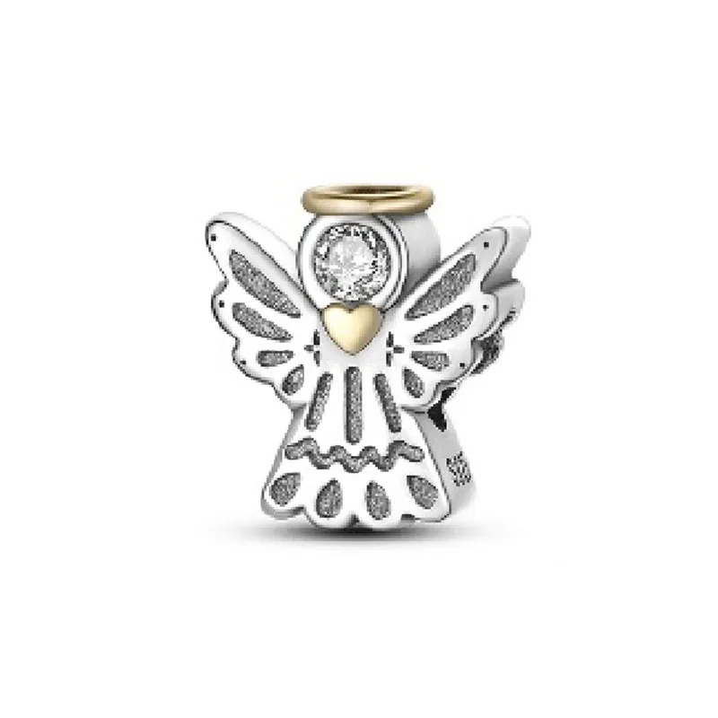 2026 Hot Selling 925 Silver,Elephant,Cat,Nurse Bead Cross,Bird Pendant Fit Original Bracelet DIY Accessories Exquisite Jewelry ﻿ view 4