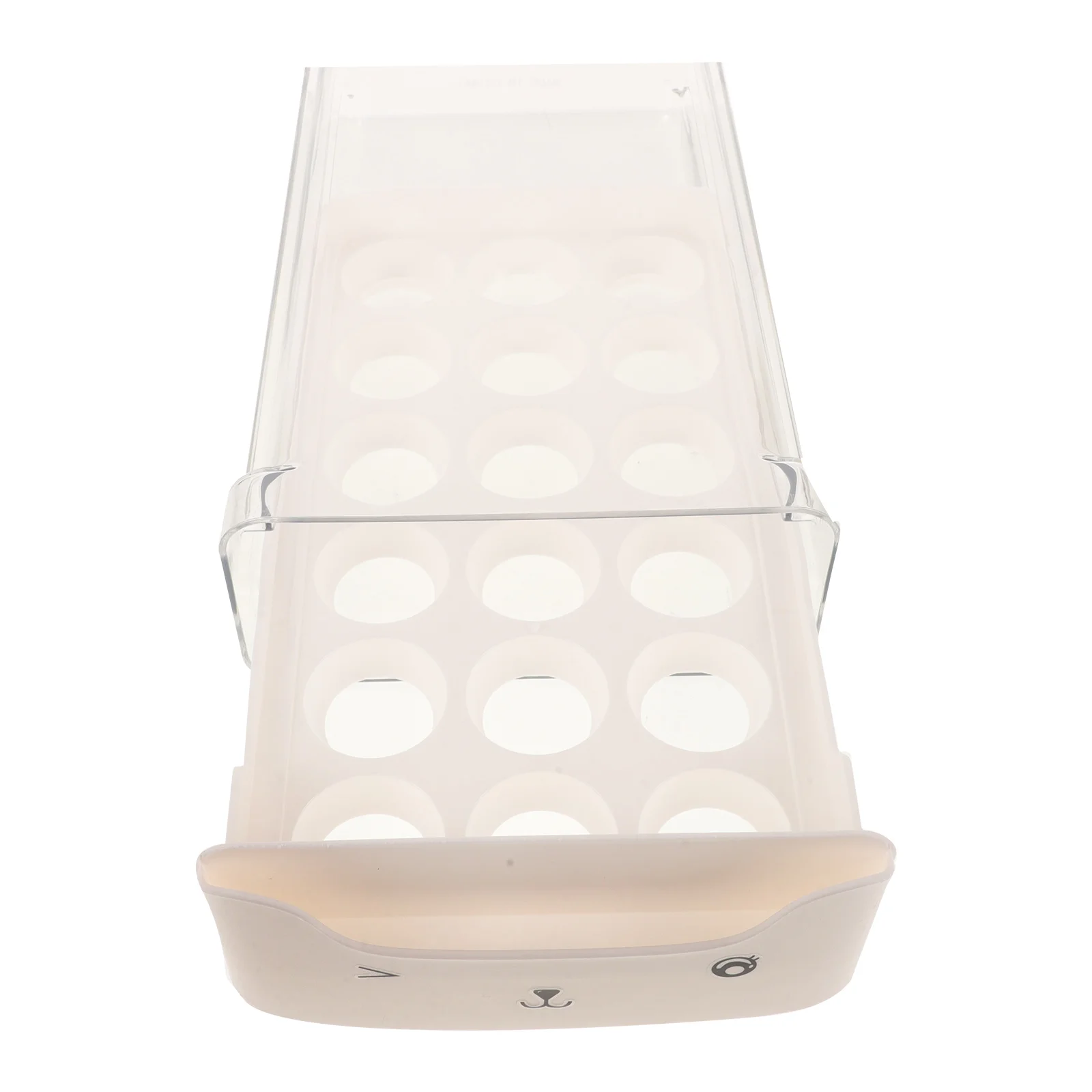 

Refrigerator Egg Storage Box Transparent Stackable Egg Holder Drawer Style Organizer for Kitchen Eggs Organizer