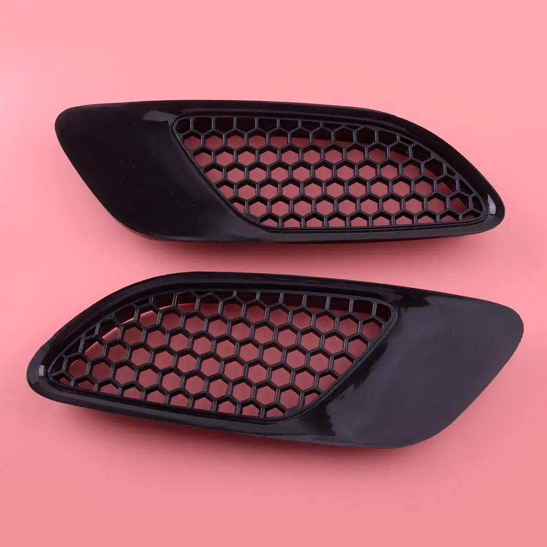 1 Pair Glossy Black Car Front Bonnet Hood Air Intake Vent Cover fit for BMW E90 E91 E92 E93 M3 Type