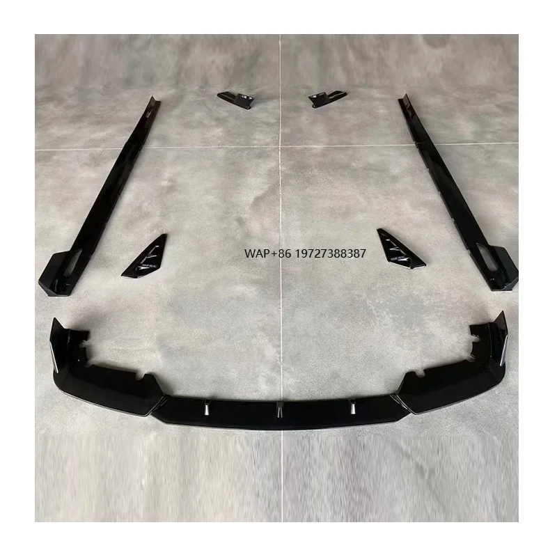 Bold Transformation Matte Black Shadow Line Complete Bumper Set for X5 G05 Pre 2023-2025
