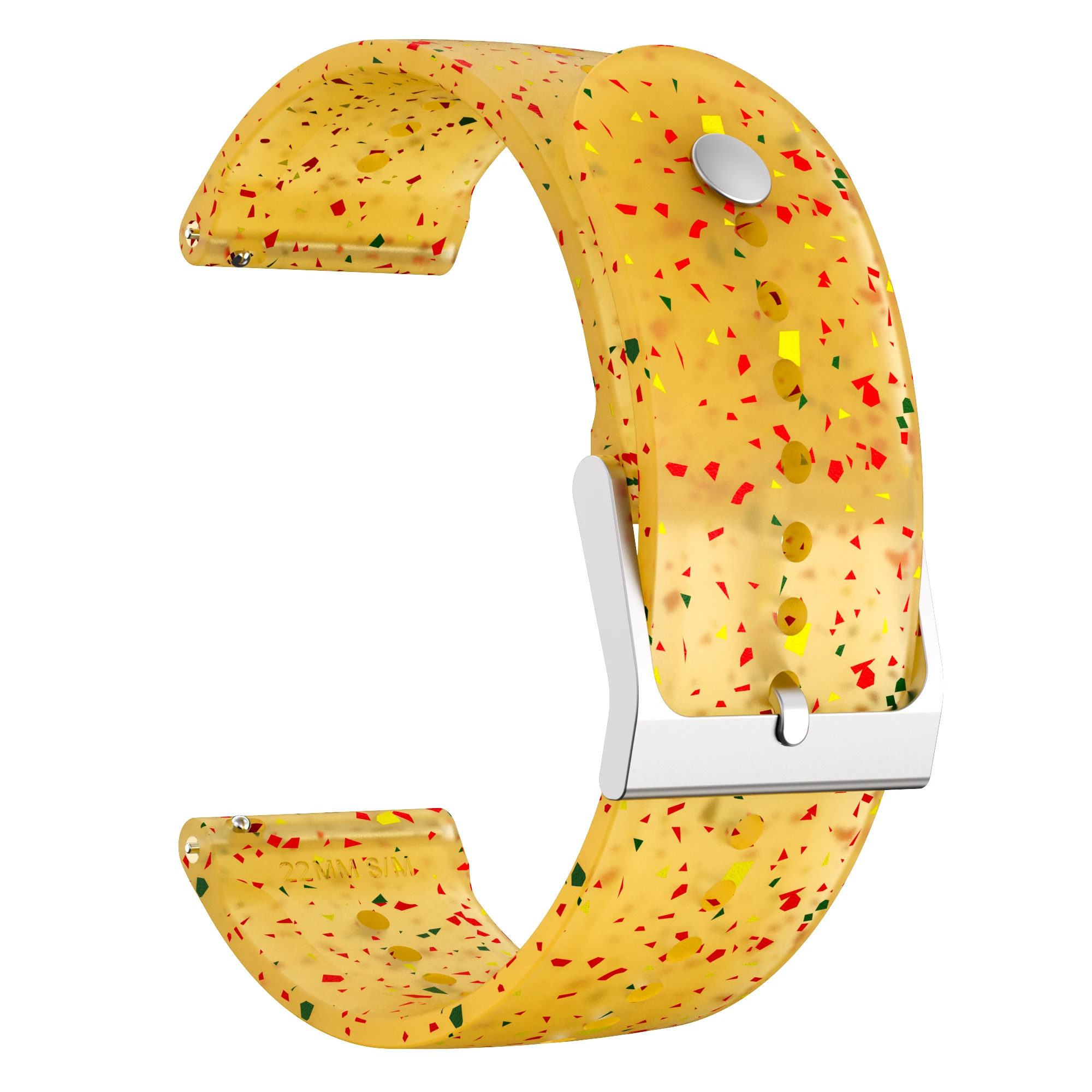 22MM Sport Silicone Watchbands For COROS APEX 46mm/APEX 2 Pro Wrist Straps For Oneplus Watch/LEMFO K22/Realme Watch S Wristband