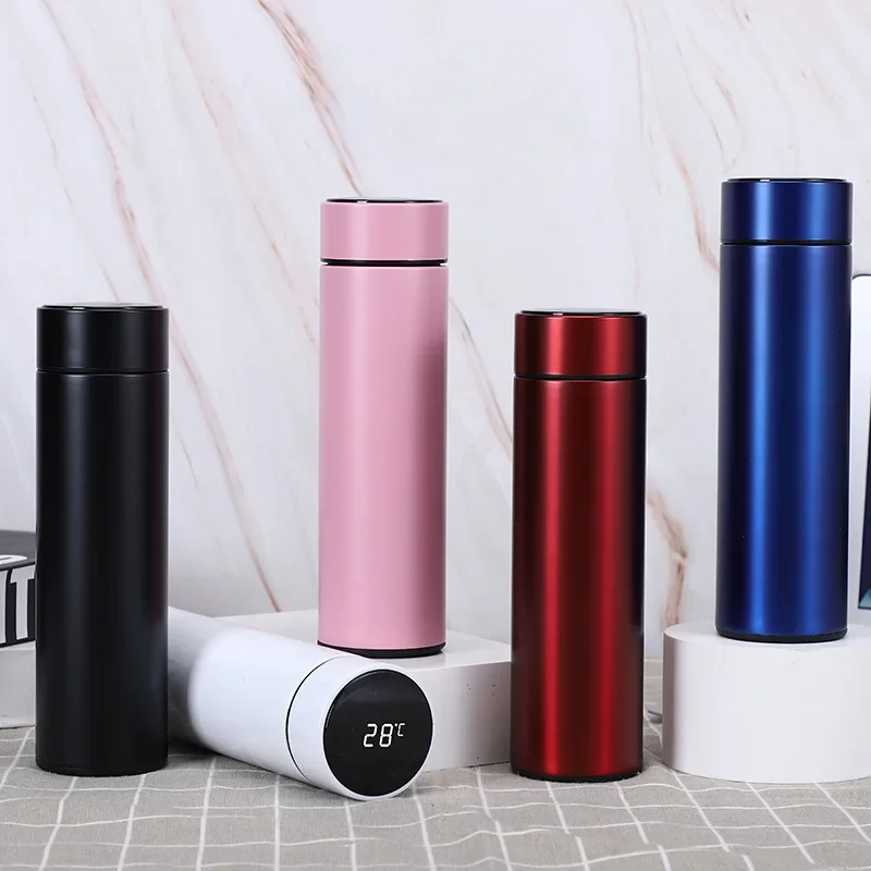 Stainless Steel Vacuum Flask Smart LCD Contact Screen Display Temperature for Travel Coffee Mug Tea Milk Mug Thermo Cup