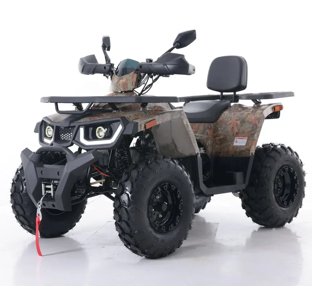 2024 New Cheap Chinese Farm Automatic Chain Driving Cuatrimotos ATV Quad Bike 200cc ATV