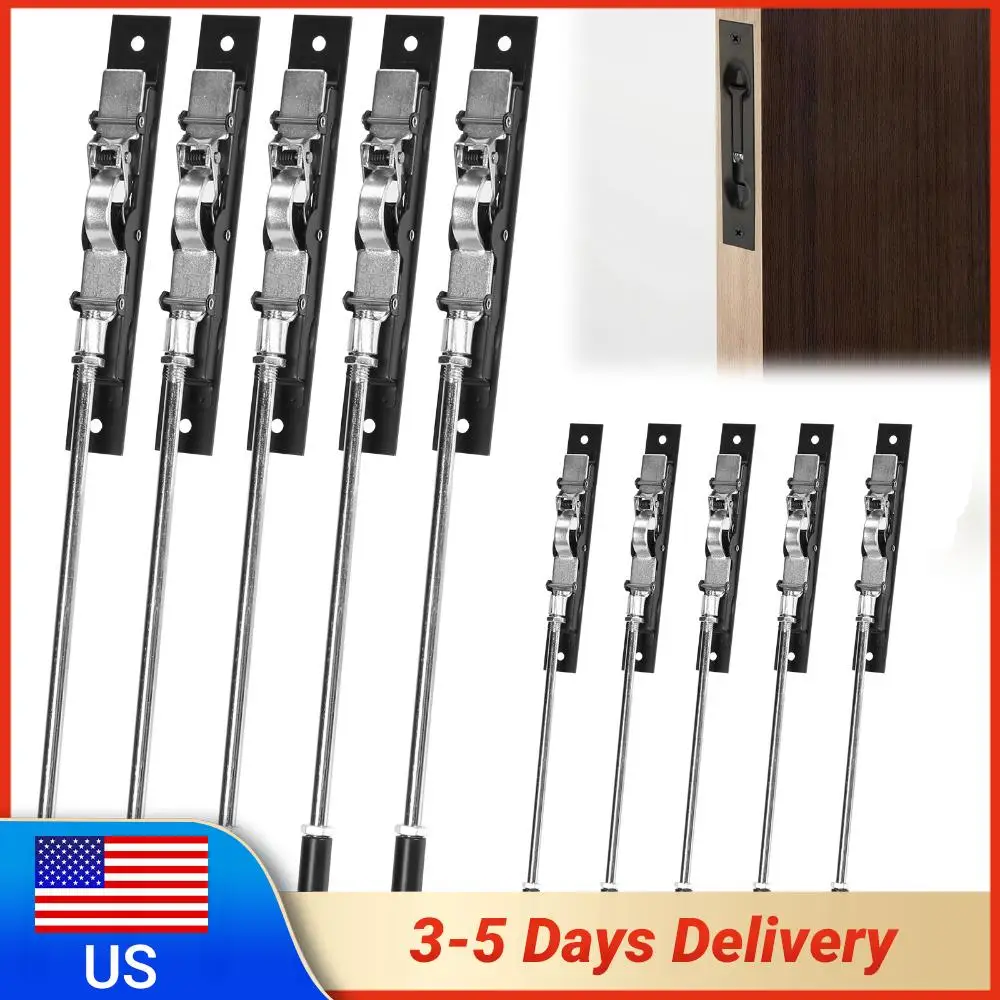 

10Pcs Concealed Secure Door Lock with Rod Emergency Door Escape Door Lock for Composite Doors/Wood Doors/Double Doors