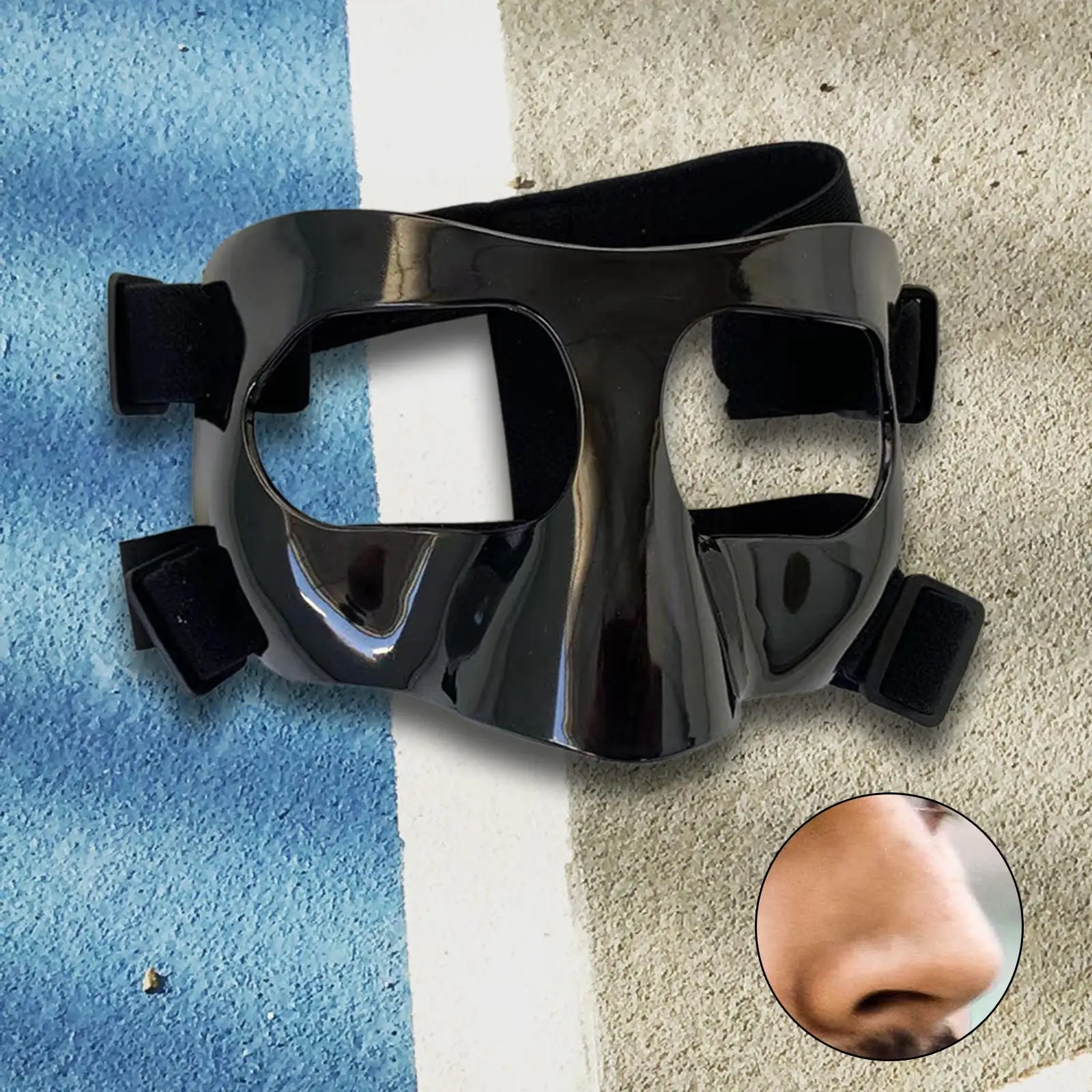 Basketball Mask Face Guard for Broken Nose Adults Girls Softball Mask Sports