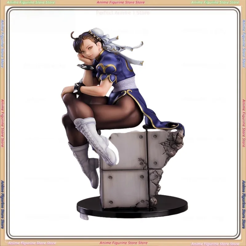 

Street Fighter ПВХ Chun-Li Сидящая фигурка 1/6, модель, статуя, настольный орнамент, периферийные устройства