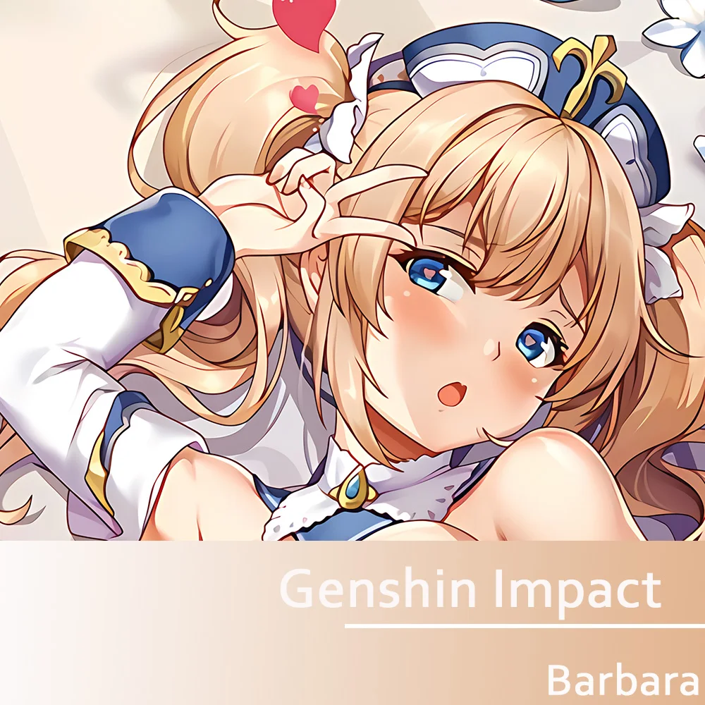 

Anime Genshin Impact Barbara Sexy Dakimakura Hugging Body Pillow Case Cover Pillowcase Cushion Bedding