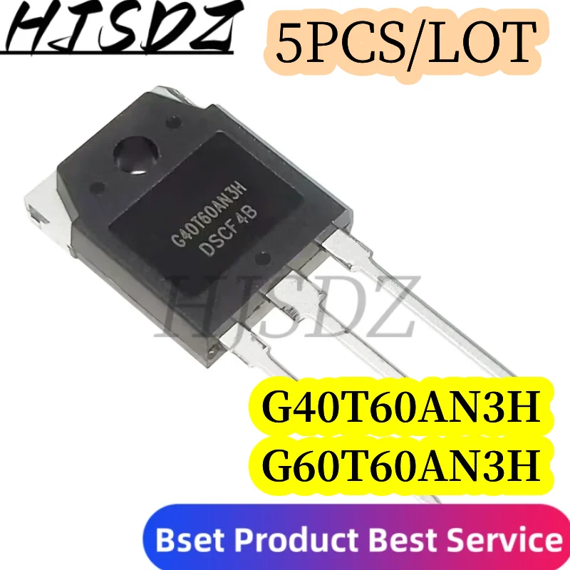 Lote de 5 unidades originales CRG40T60AN3H CRG60T60AN3H G40T60AN3H G60T60AN3H TO-3P IGBT 60A 40A/600V, nuevo, en stock