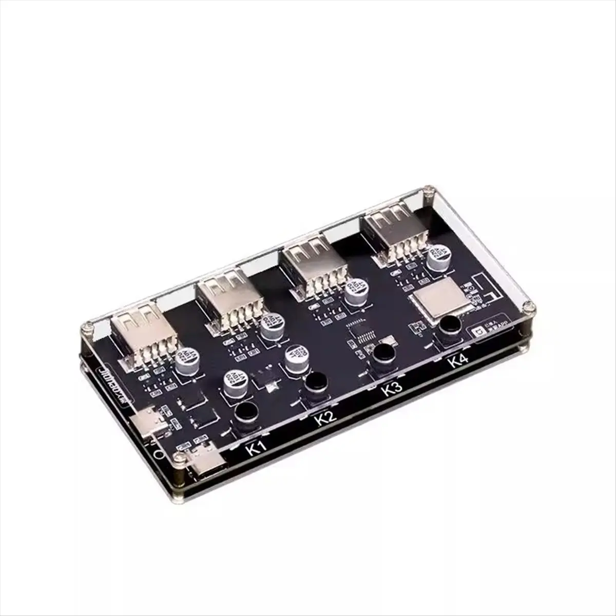 DT1892 Mon.Bluetooth USB Hub 4-Way Smart Switch Timer Voice Control Converter USB Hub - 4-Way WiFi Requires Gateway