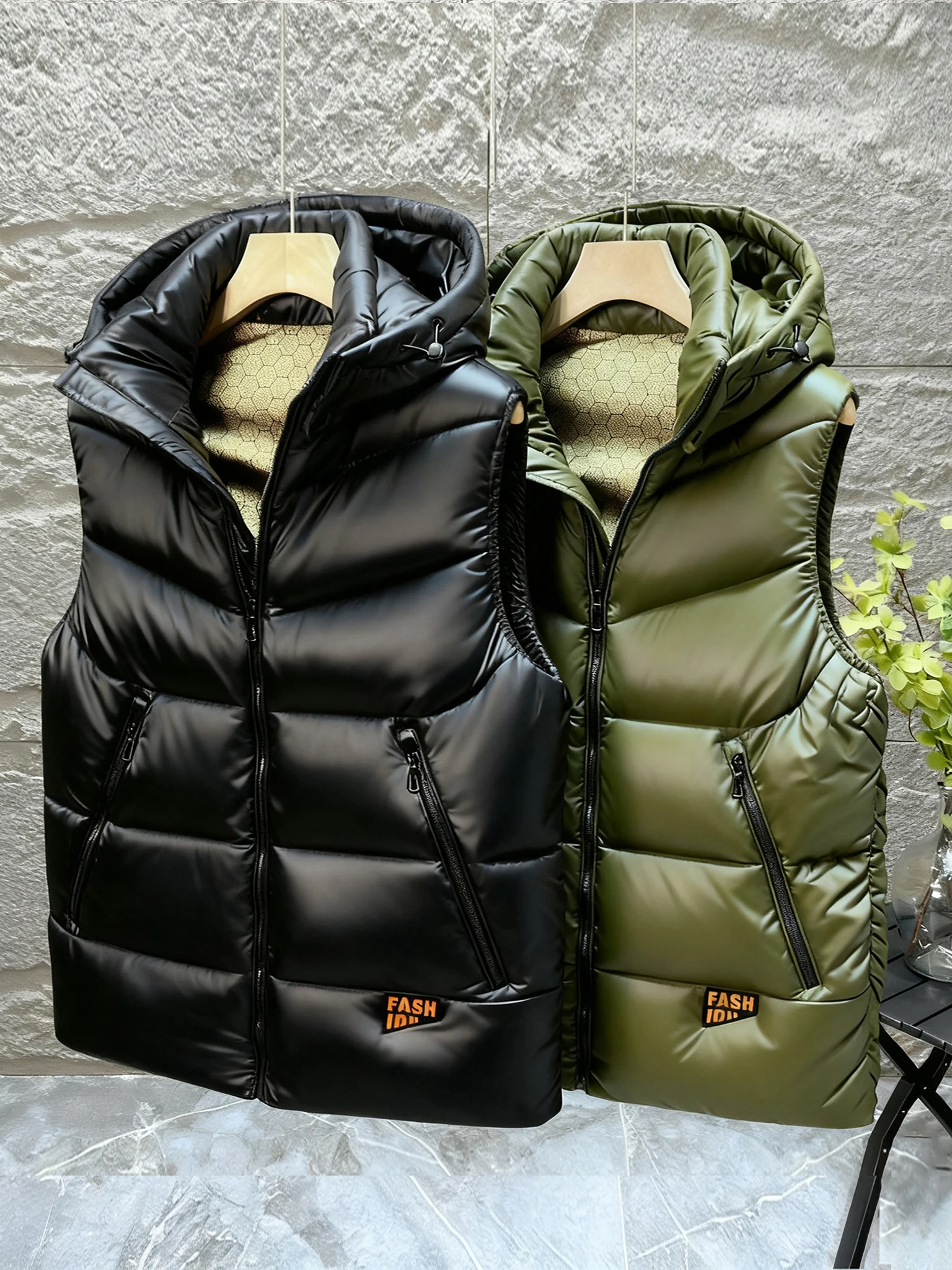 Rompi Musim Gugur dan Musim Dingin Unisex 100% Graphen Rompi Hangat, Pakaian Musim Dingin Pria, Jaket Tanpa Lengan Musim Dingin Pria, Jaket Musim Dingin Pria