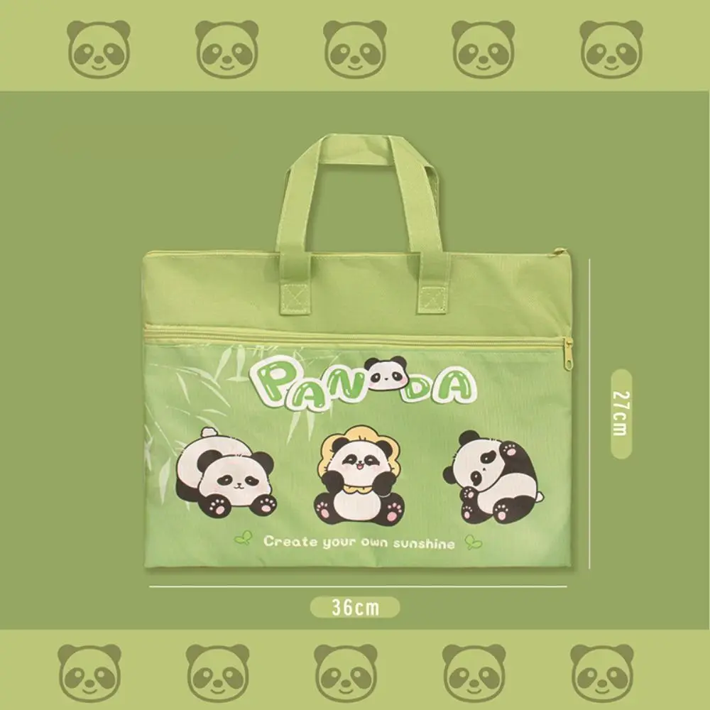 

Canvas Capybara Students Tutorial Bag Large-capacity School Office Supplies Tote School Packet with Zipper File Bag Student