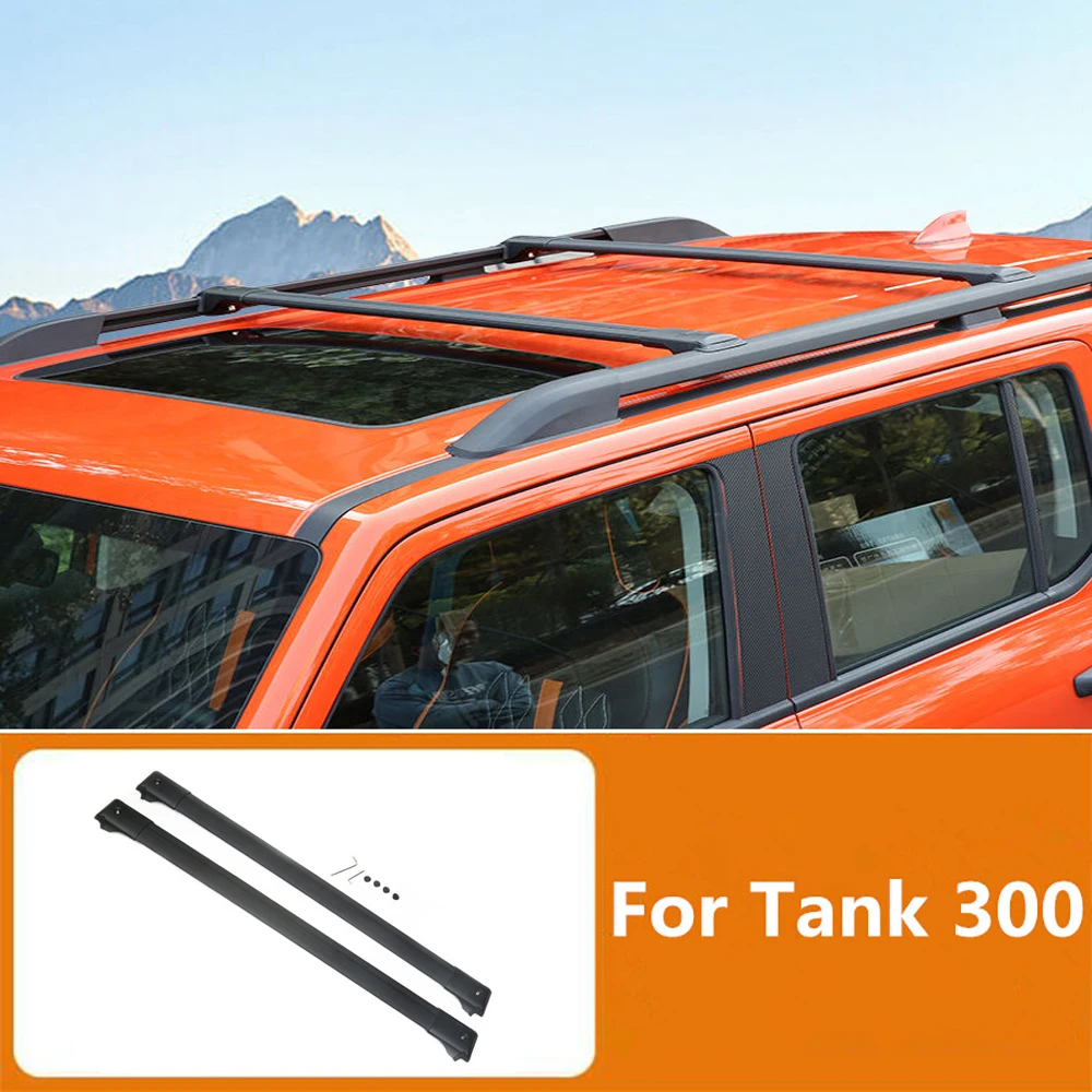 Tank 300 roof luggage rack crossbar modification external decoration special aluminum alloy roof rack decorative accessories