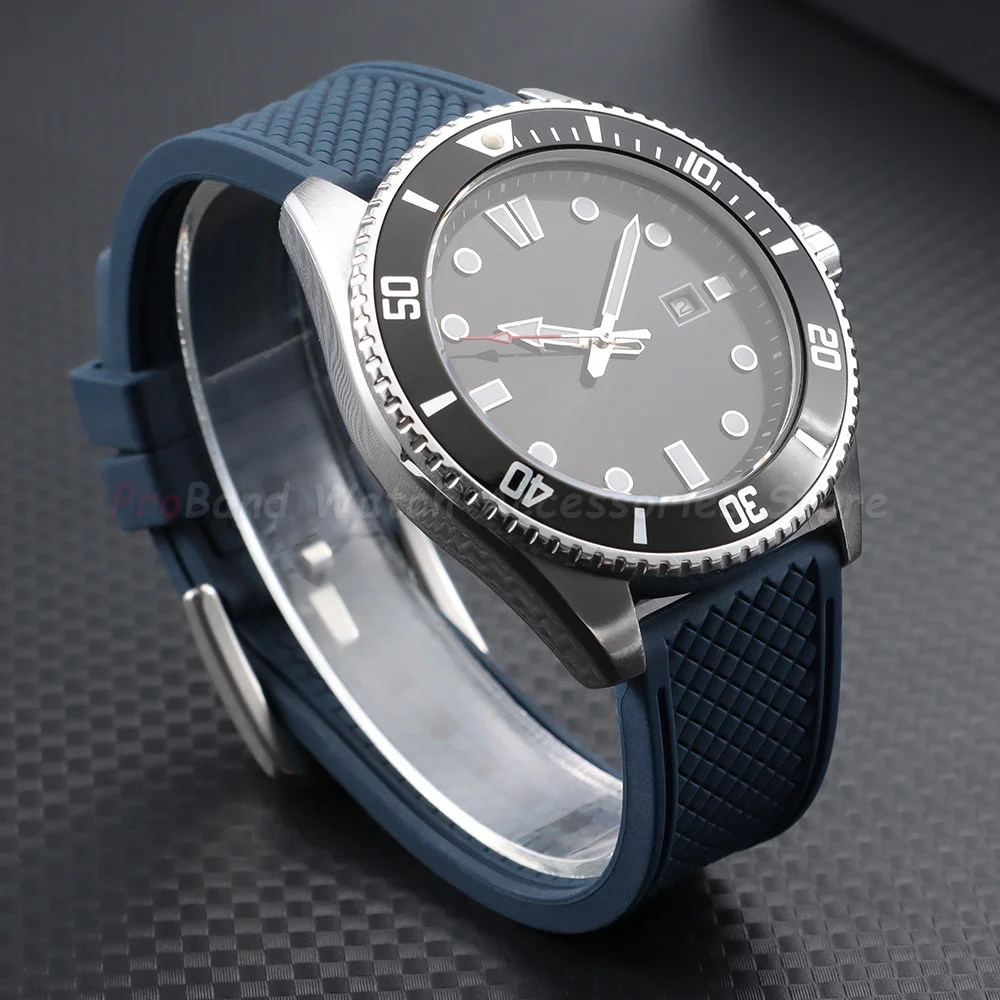 Quick Release Rubber Watch Strap 20mm 22mm Silicone Watch Band for Seiko for Omega Universal Diving Replacement Wrist Bracelet view 5