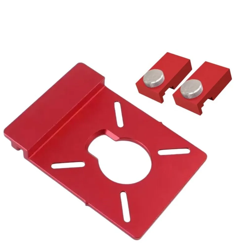Heavy Duty Aluminum Guide Rail Connector Kit Straight Line Milling Groove Auxiliary Bracket with Limiter Track Saw Guide Rail