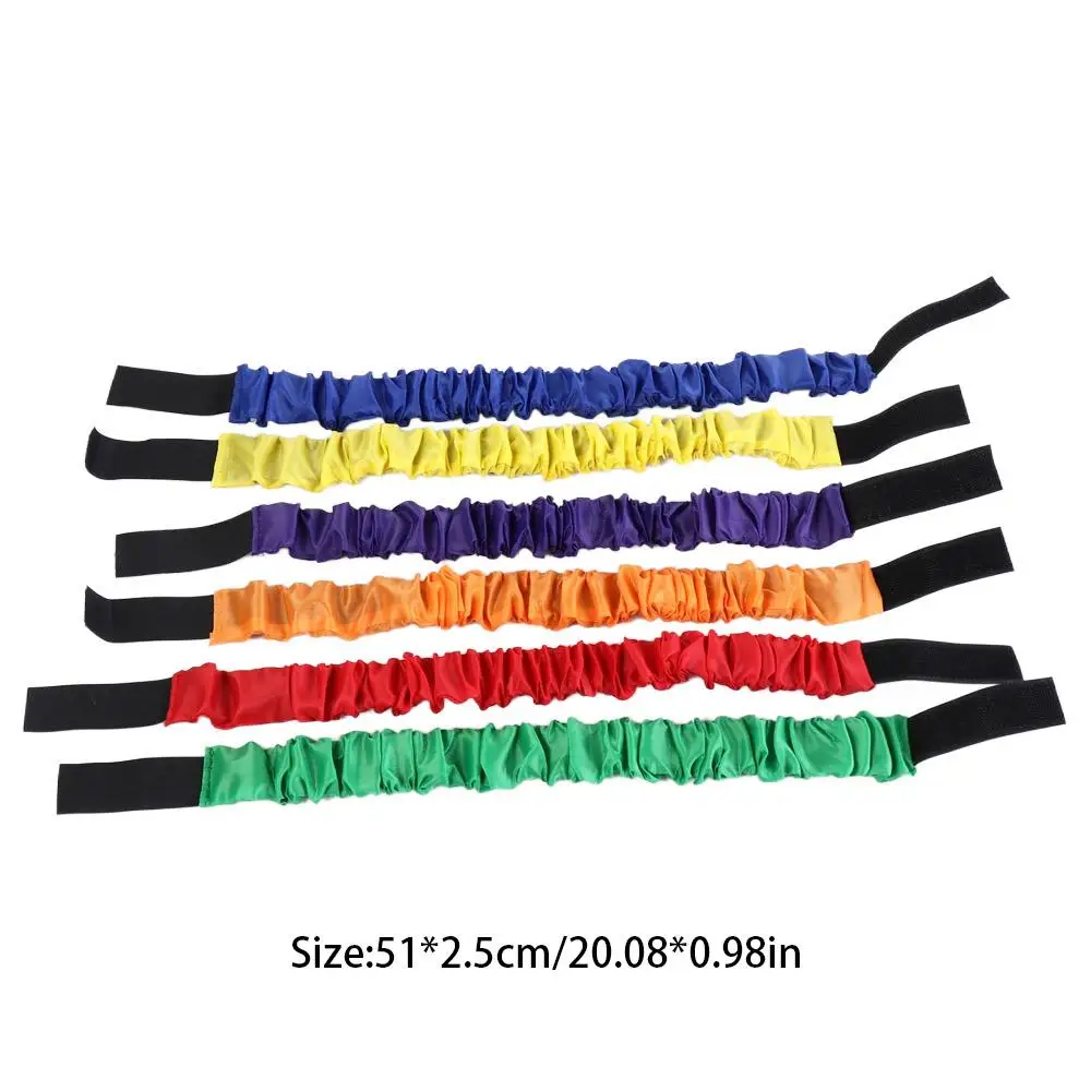 2 Person 3 Foot Group Game Elastic Puttee Multi Person Parent-child Game Sports Game Pros Solid Color Elastic Strap Outdoor