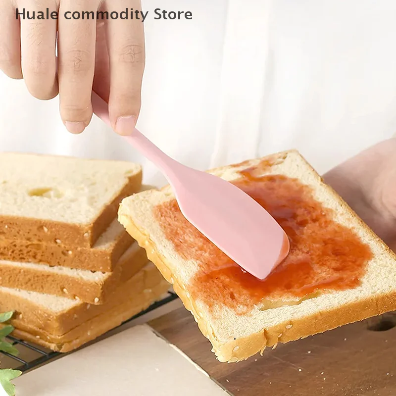 Spatula Krim Silikon Spatula Anti Lengket Tahan Panas Sempurna untuk Memasak Memanggang & Mengaduk Alat Dapur Kue DIY Aman untuk Makanan