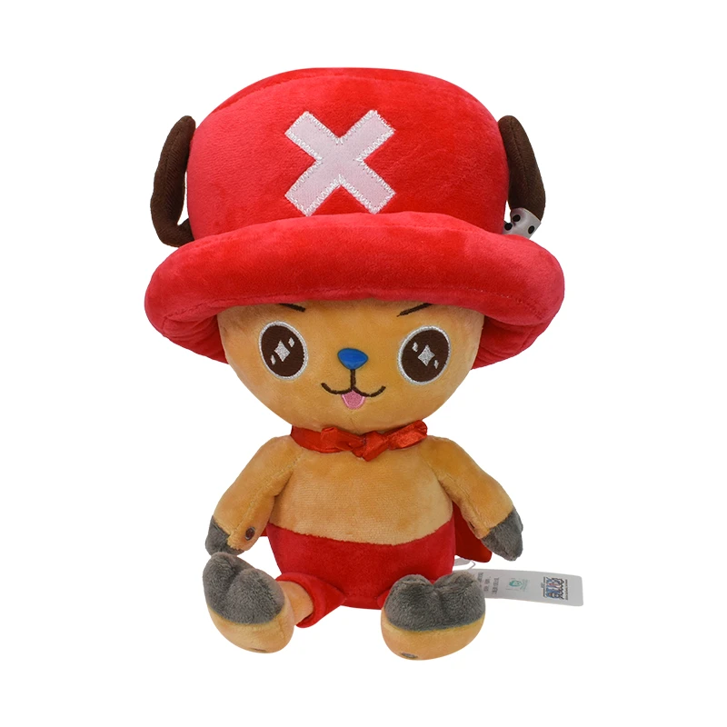 Pluszak One Piece Luffy Tony Chopper Ace Roronoa Zoro Śliczna Kreskówkowa Anime Wypchana Lalka Prezent na Urodziny
