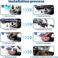 A07F-45 Degree Tile Chamfer Tool,Heavy Duty Angle Grinder Stand 45 Degree Adjustable For Cutting  Stone