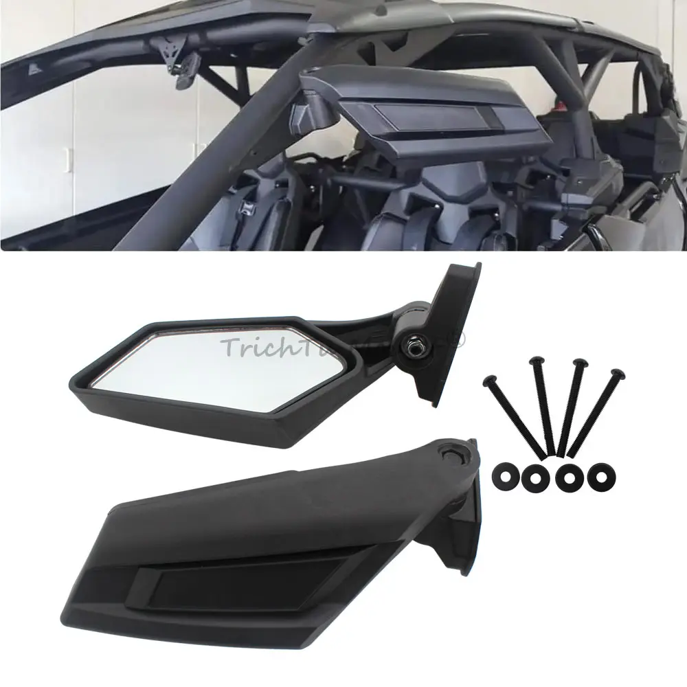 

Rearview Mirror 180° 360° Adjustable Side Mirror For Can-Am Maverick X3 Max R RR XDS XRS Turbo DPS 4x4 2017-2023 UTV Accessories