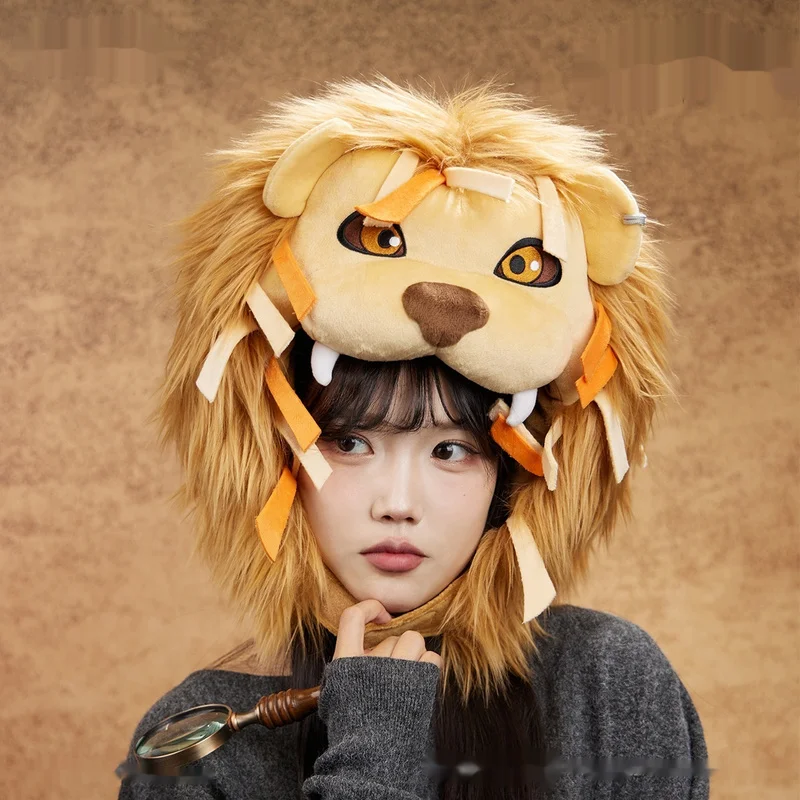 

Anime Luna Lion Headset Resonance Gong Movie Accessories Cosplay Gaming Headphones Toy Figure Collectible